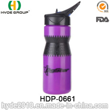 Bouteille d&#39;eau courante en plastique sans BPA 2017, bouteille d&#39;eau en plastique de sport de PE (HDP-0661)